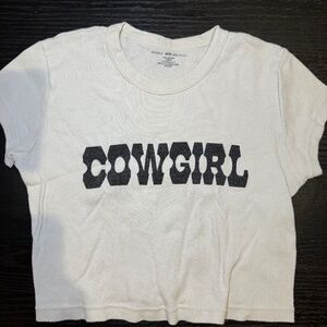 Brandy Melville Cowgirl Baby Tee